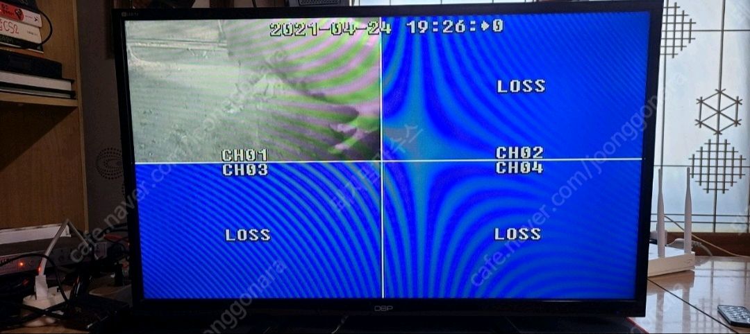 4채널 BNC cctv 분배기 분할기 이미지