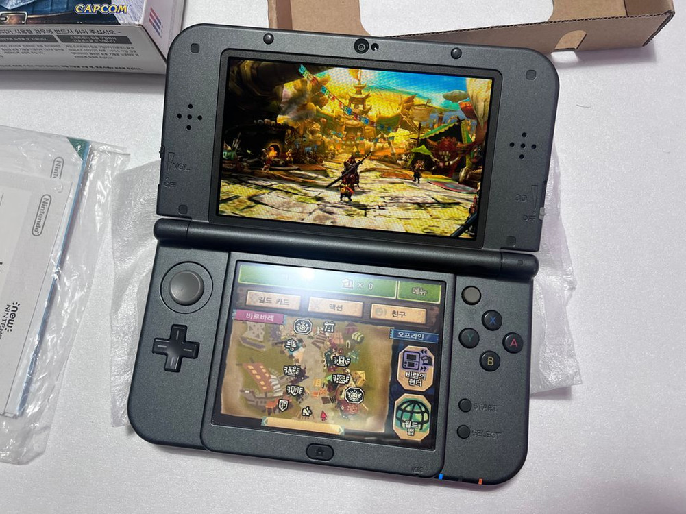 가격 내림 [IPS] 뉴 닌텐도 3ds xl - 몬스터 헌터 4G 에디션 ( 몬헌 ) 이미지