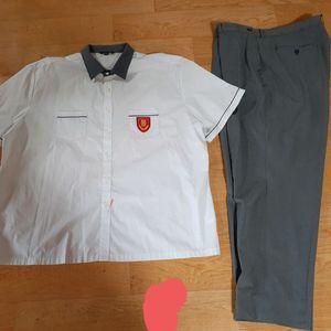 경성고 고등학교 교복 남방 회색 바지 몇번 입어써요 필요하신 분들은 편하게 보세요 전체세트 60000 이미지