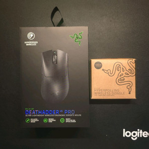 razer 레이저 데스에더 V3 프로 + 하이퍼 폴링레이트 독 이미지