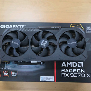 기가바이트 RX 9070 XT 게이밍 OC 판매 합니다 이미지