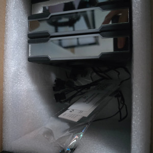 리안리 UNI FAN TL Wireless LCD 120 (블랙) 3팩 이미지