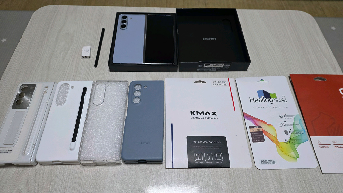 갤럭시 Z폴드5 256GB 블루 A급 이미지
