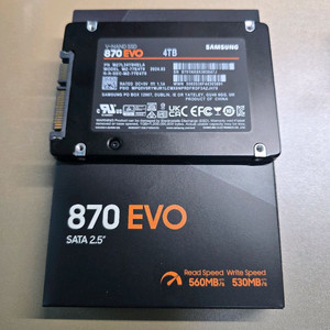 삼성 870 EVO 2.5인치 SSD 4TB 팝니다. 이미지