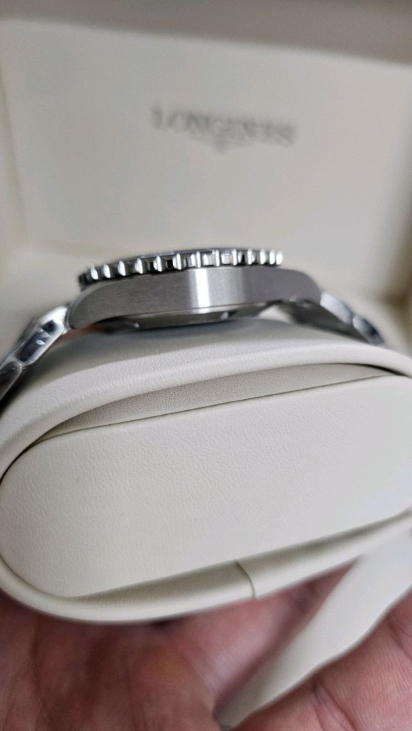 론진 하이드로 콘퀘스트 GMT 블루 41mm L3.790.4.96.6 이미지
