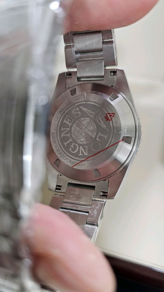 론진 하이드로 콘퀘스트 GMT 블루 41mm L3.790.4.96.6 이미지