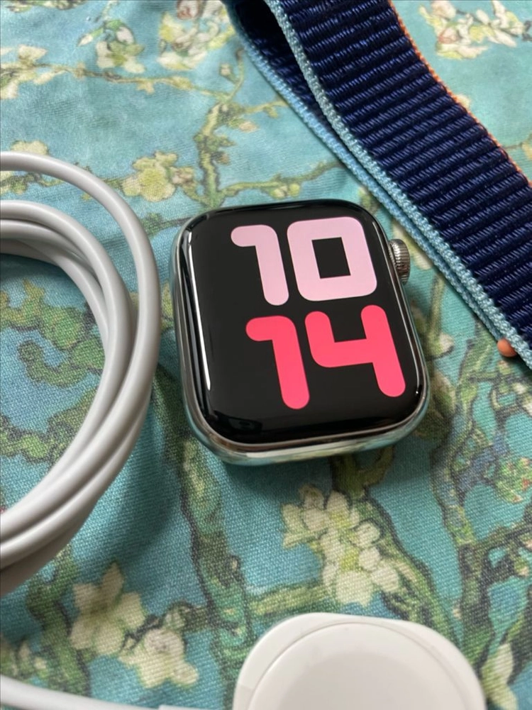 애플워치7스테인리스 41mm 실버 S급 이미지
