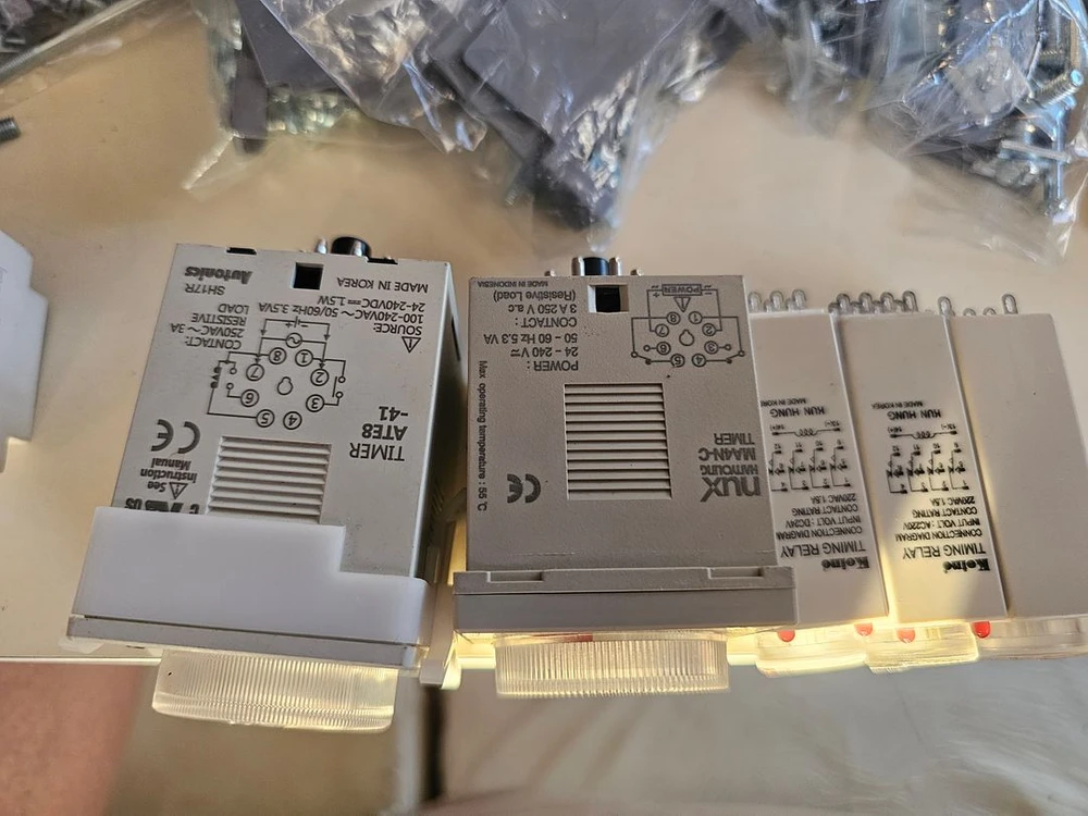 AUTONICS/ATE8-21외 타이머 3종 5개 일괄 판매 합니다.미 사용품,무료 배송 이미지