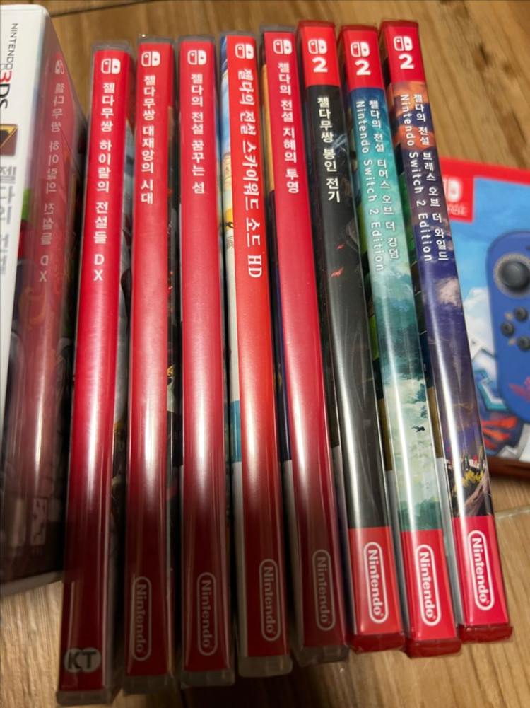 젤다의 전설 닌텐도 DS, 3DS, 스위치 게임칩 및 조이콘 일괄 판매 이미지