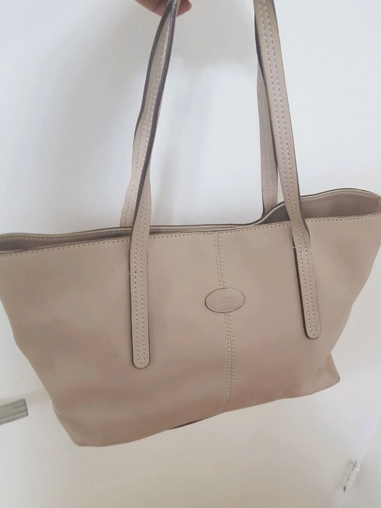 토즈 토트백(가즥), 토즈 숄더백 연한 라벤더, 연핑크 컬러 Tods bag 이미지