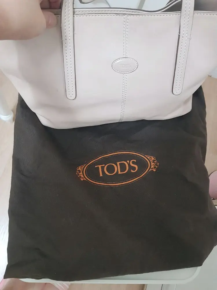 토즈 토트백(가즥), 토즈 숄더백 연한 라벤더, 연핑크 컬러 Tods bag 이미지