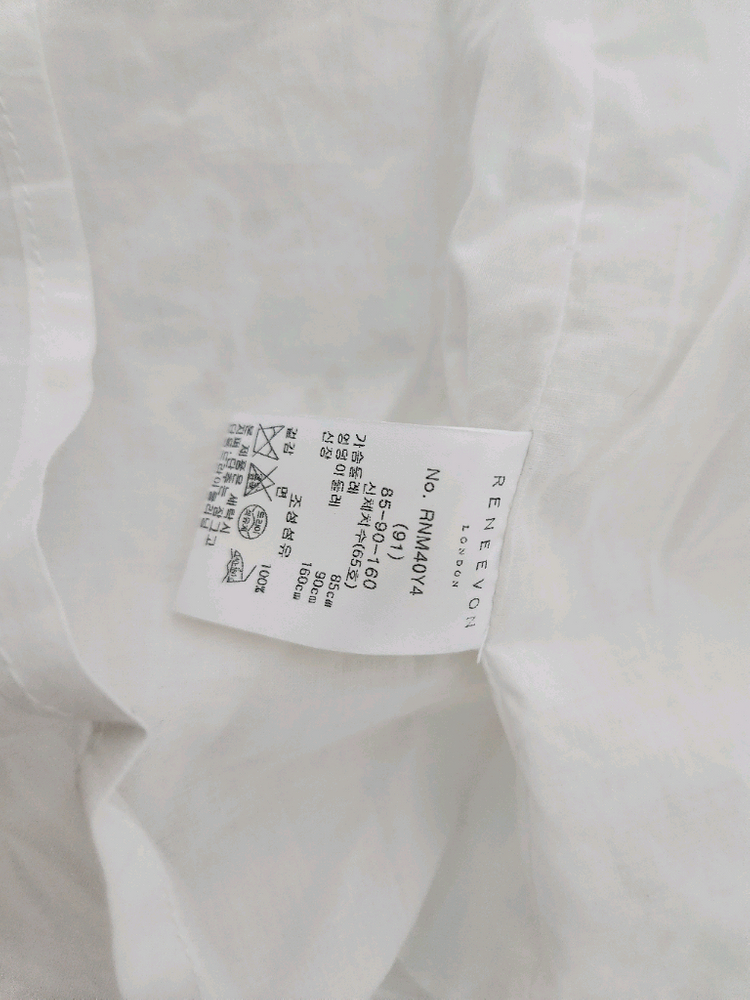 RENEEVON LONDON 레니본 썸머반팔 화이트 레이스 원피스 이미지