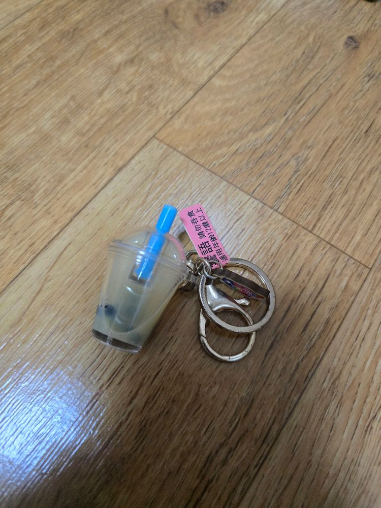 대만 기념품 버블티 키링 국기 굿즈 이미지