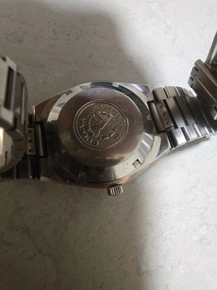 빈티지 불로바(BULOVA) 오토매틱 데이-데이트 손목시계 이미지