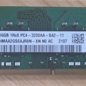 하이닉스 DDR4 16GB (PC4-3200) 노트북 메모리 이미지