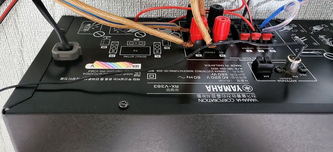 야마하 RX-V383 4K AV 리시버 앰프 5.1 채널 이미지