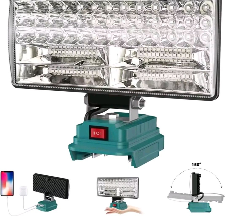 새상품 18V 마끼다 배터리용 8인치 대형 LED 작업등 판매 이미지