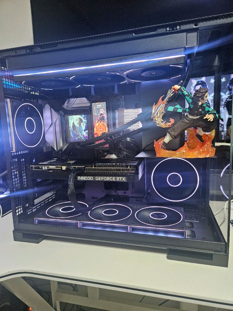 9800x3d 5080 게이밍 컴퓨터 이미지