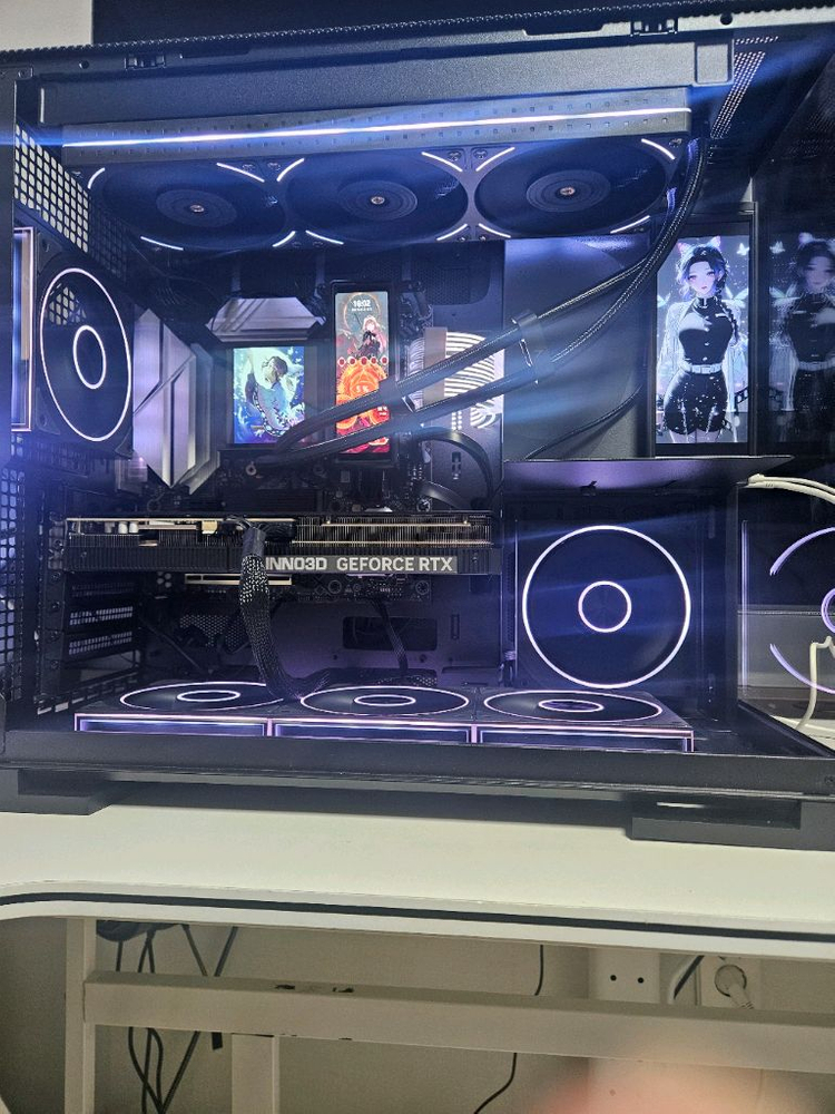 9800x3d 5080 게이밍 컴퓨터 이미지