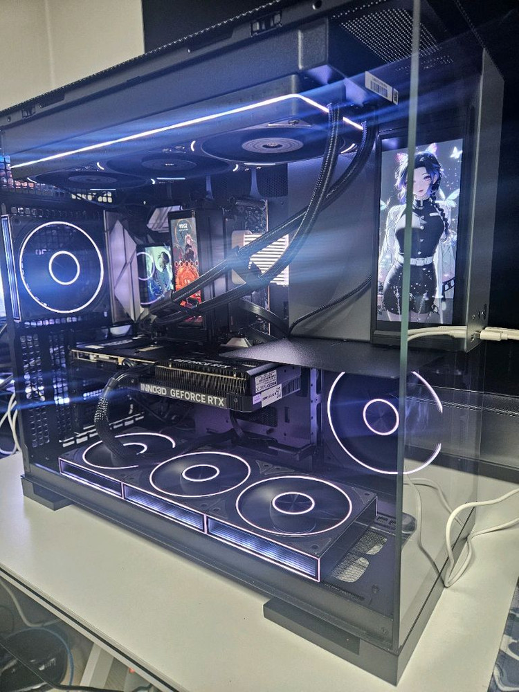 9800x3d 5080 게이밍 컴퓨터 이미지