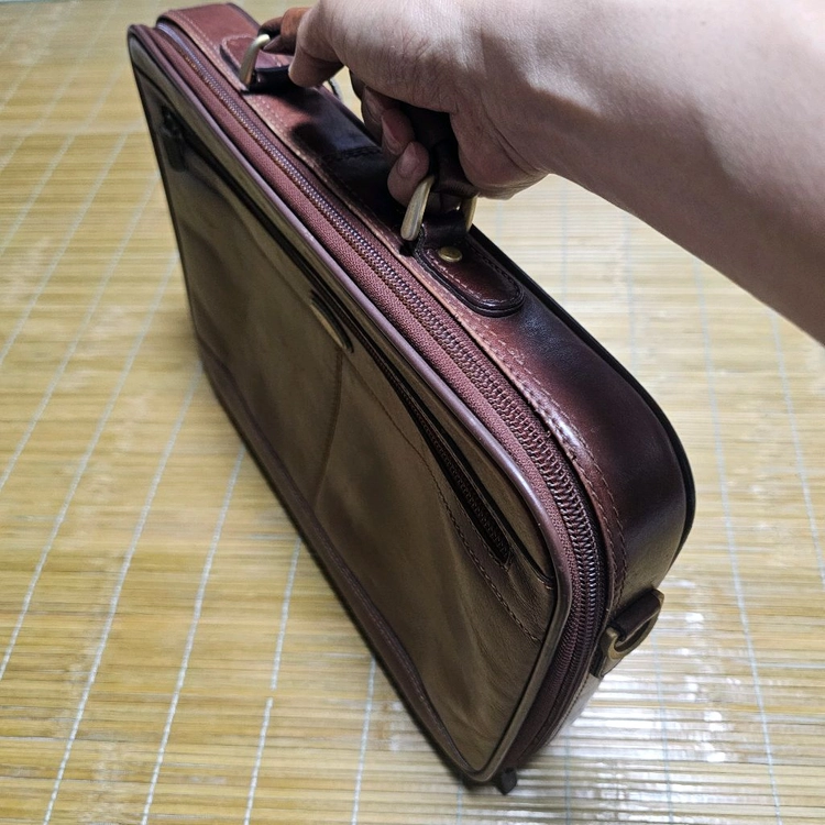 빈티지 primo 가죽 소형수트케이스 트래벌백 이미지