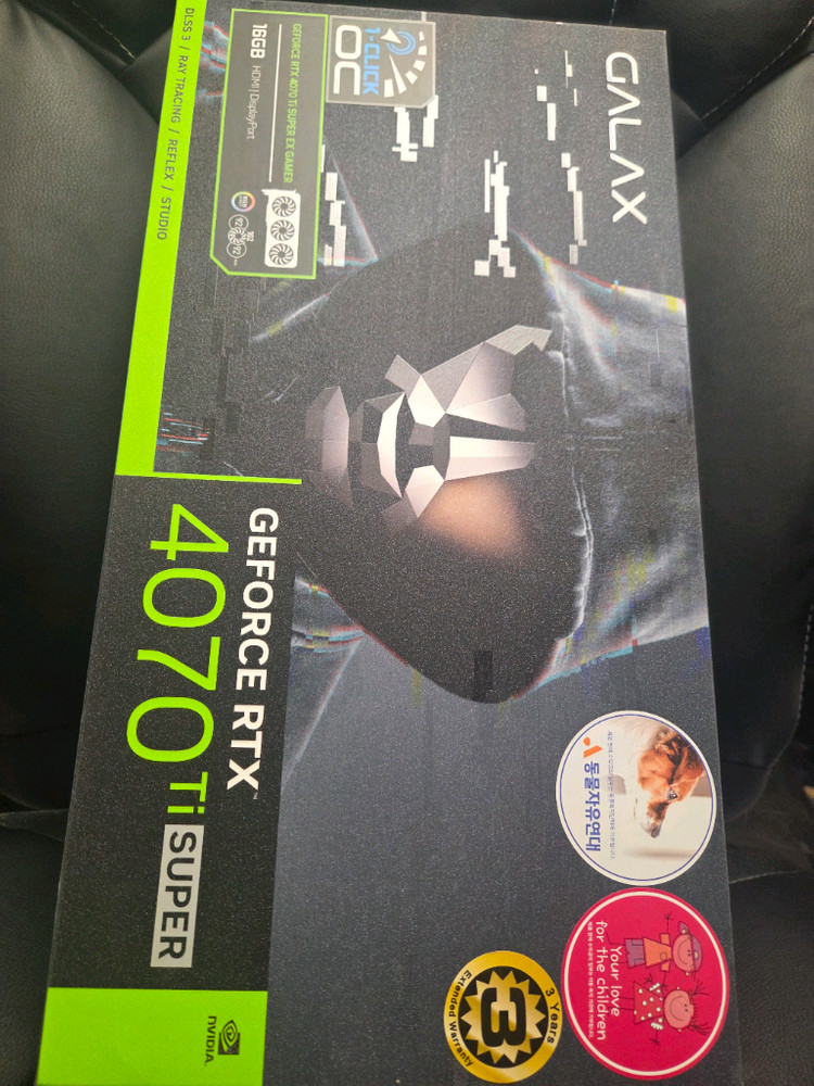 갤럭시 rtx4070ti super EX GAMER 16gb 이미지