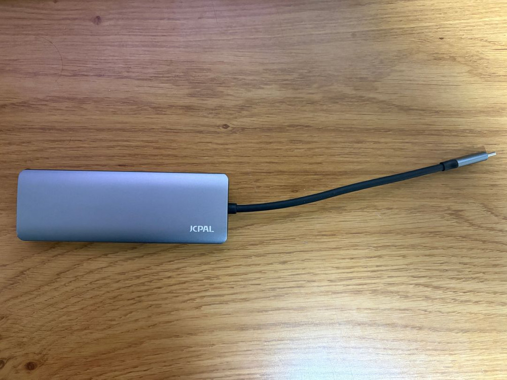 노트북 맥북 JCPAL 9in1 9포트 멀티 허브 리더기 어댑터 USB C타입 HDMI 이미지