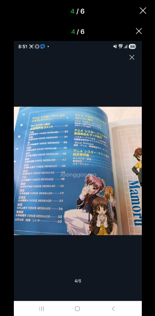 (일본서적) 애니 시스터 프린세스 완전 비주얼북 이미지