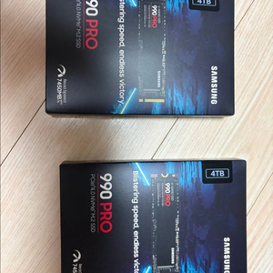 삼성 990 pro 4tb SSD MZ-V9P4T0BW 미개봉 이미지