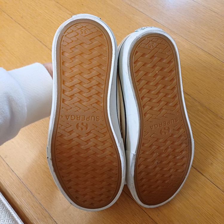 (미착용) 수페르가 스니커즈 220mm 흰색 이미지