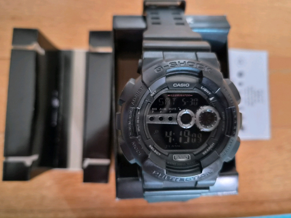 카시오 지샥 G-SHOCK GD1001BDR 시계 이미지