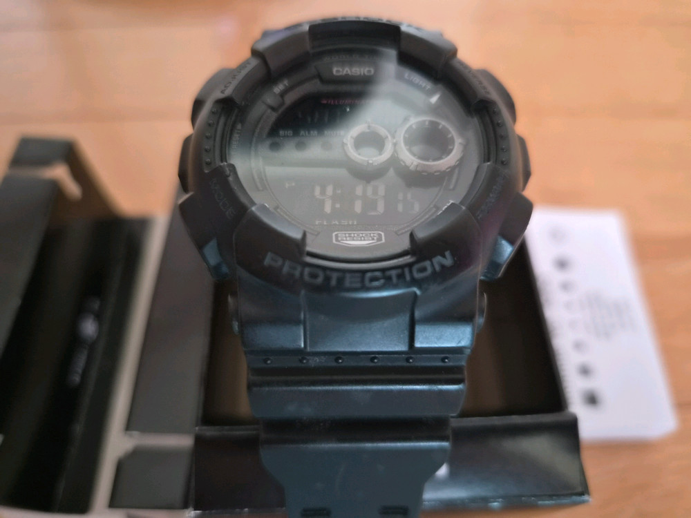 카시오 지샥 G-SHOCK GD1001BDR 시계 이미지