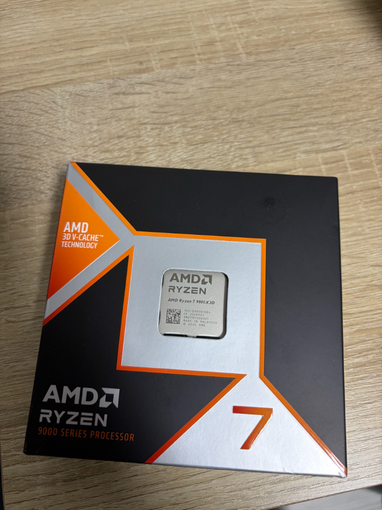 (미개봉 새상품)AMD 라이젠7 9800X3D CPU 이미지