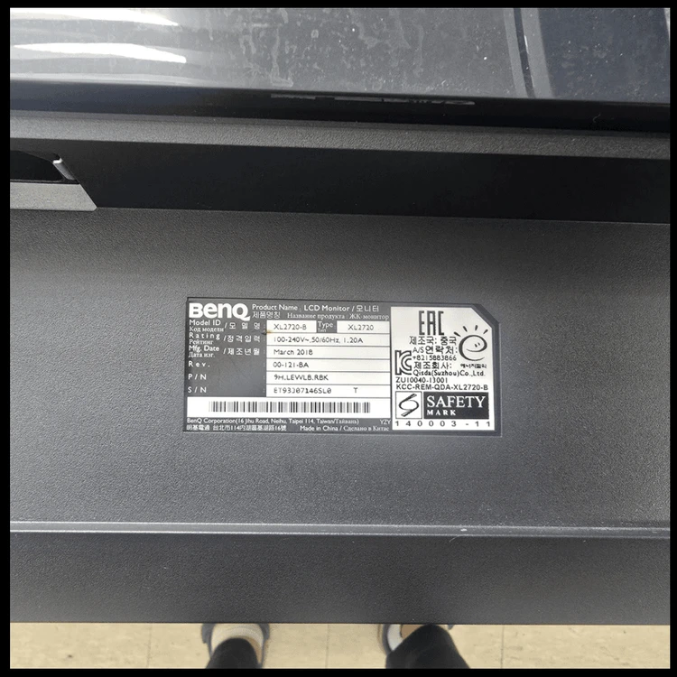 게이밍-BenQ XL2720 27인치 -A급 이미지
