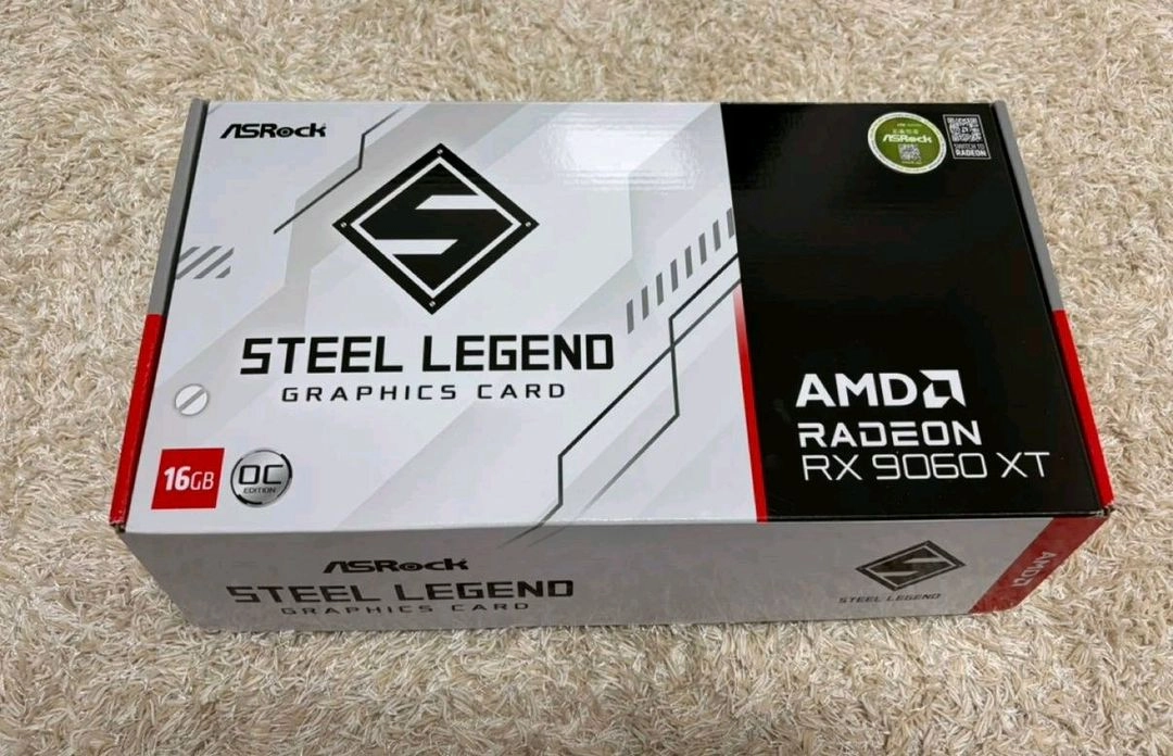 RX 9060 XT 스틸레전드 16GB 화이트 - 안심되는 중고거래