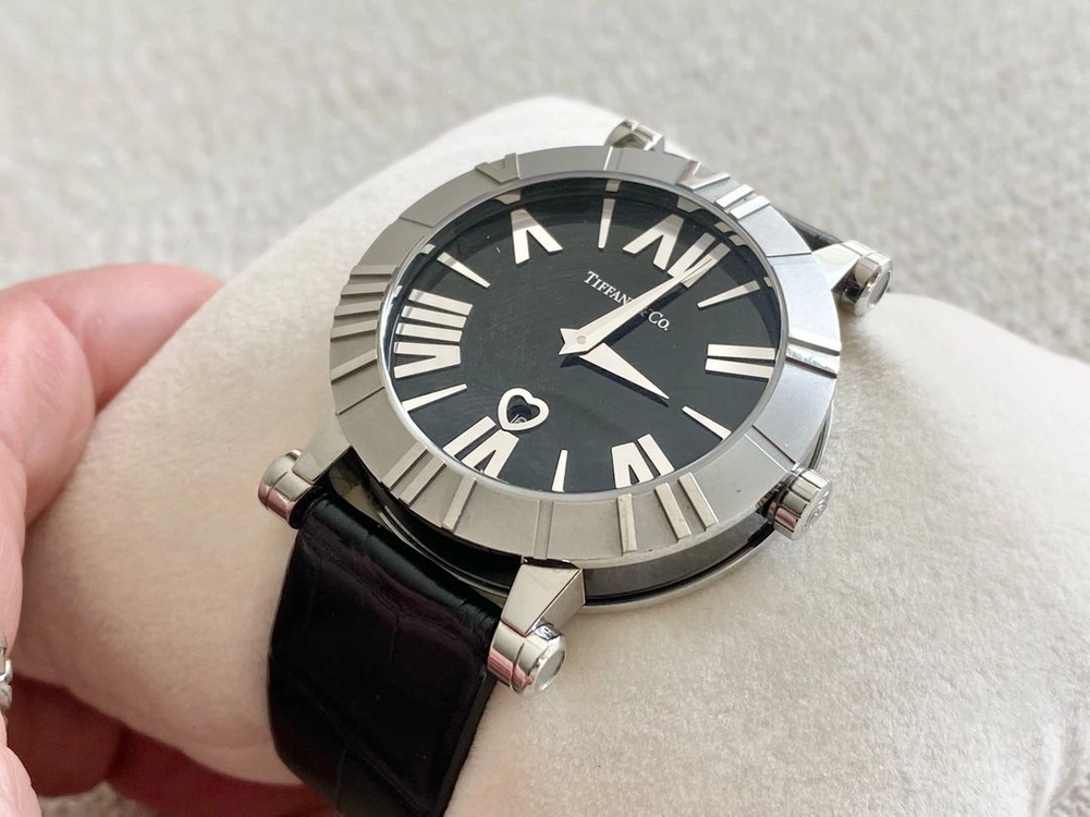 티파니 아틀라스 세라믹 스틸 쿼츠 36mm 중형 사이즈(남녀공용) 이미지
