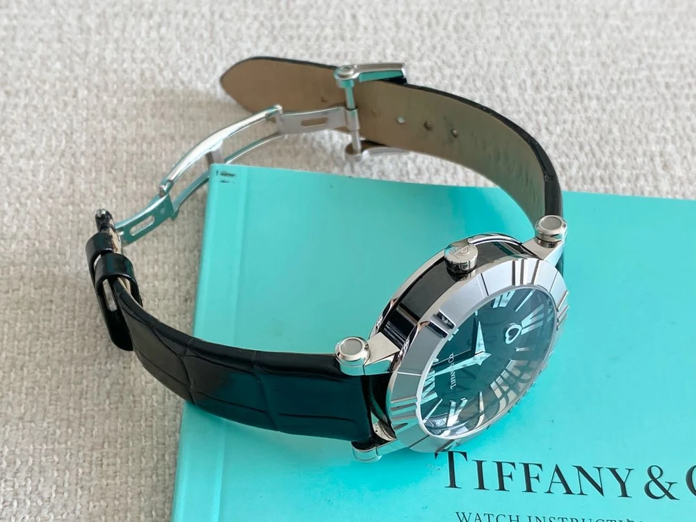 티파니 아틀라스 세라믹 스틸 쿼츠 36mm 중형 사이즈(남녀공용) 이미지