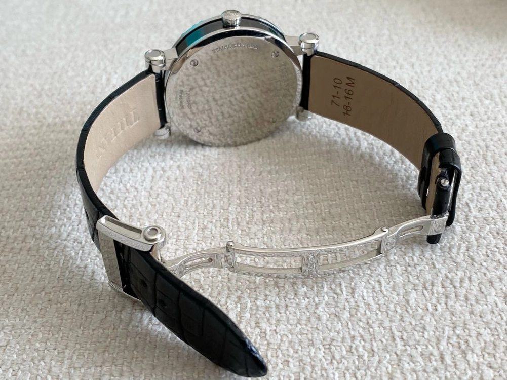 티파니 아틀라스 세라믹 스틸 쿼츠 36mm 중형 사이즈(남녀공용) 이미지