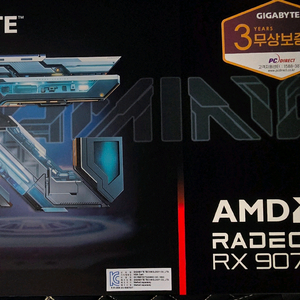 기가바이트 rx9070xt 게이밍oc 16gb 미개봉 이미지