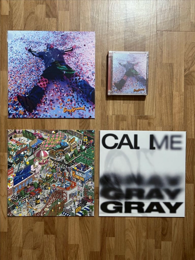 그레이 (Gray) - Gray ground, Call me gray 200장 한정반 미개봉 LP, CD 판매 이미지