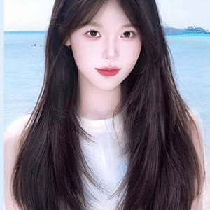레이어드컷 반가발 이미지