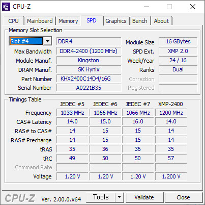 Kingston HyperX Savage DDR4 32GB (16Gx2) CL14 세트 (하이닉스 다이 / OCCT 이미지