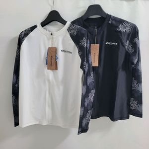 새상품)디스커버리 여성 루즈핏 풀집업 래쉬가드 90,95,100 이미지