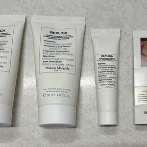 메종 마르지엘라 레이지 선데이 모닝 향수 바디로션 샤워젤 여행용 이미지