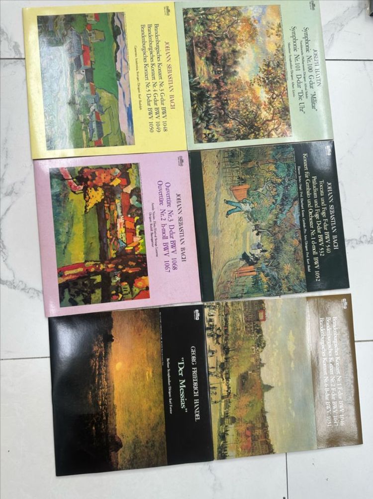 바흐 헨델 하이든 클래식 명반 6장 희귀 박스 세트 프리미엄 LP 팝니다독일 Intercord사의 오리지널 마스터 이미지