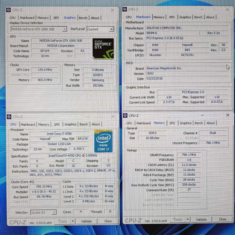 (S급)배그,롤 인텔 i7-4790,GTX1060, 램16GB, SSD256GB 컴퓨터 본체 팝니다 이미지