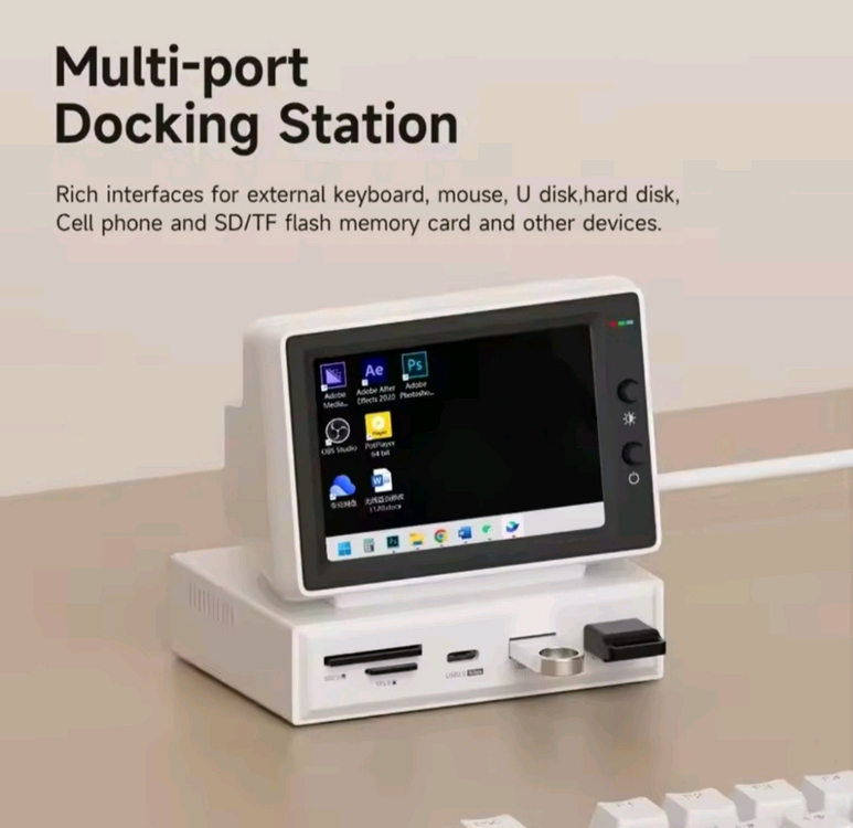 하기비스 미니 모니터 USB-C 도킹 스테이션 이미지