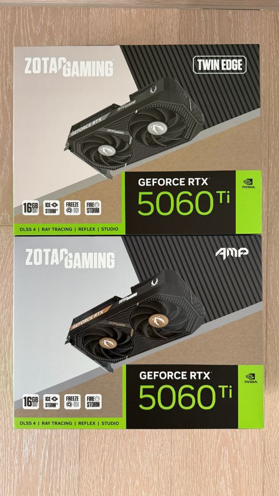 (미개봉) 조탁 RTX 5060 Ti 16GB 그래픽카드 이미지