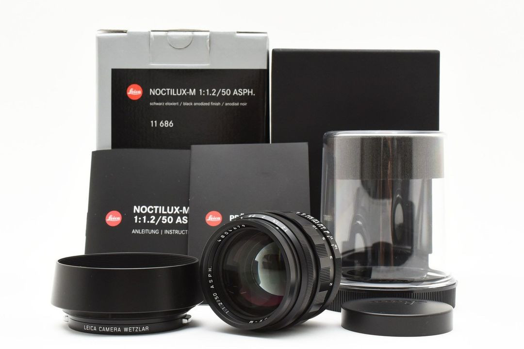 라이카 녹티룩스 50mm 1.2 (boxfull) 이미지
