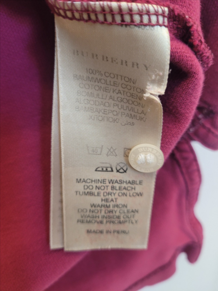Burberry 버버리 반팔카라티 폴로티 M 이미지